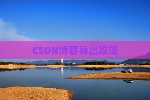 CSDN博客导出攻略